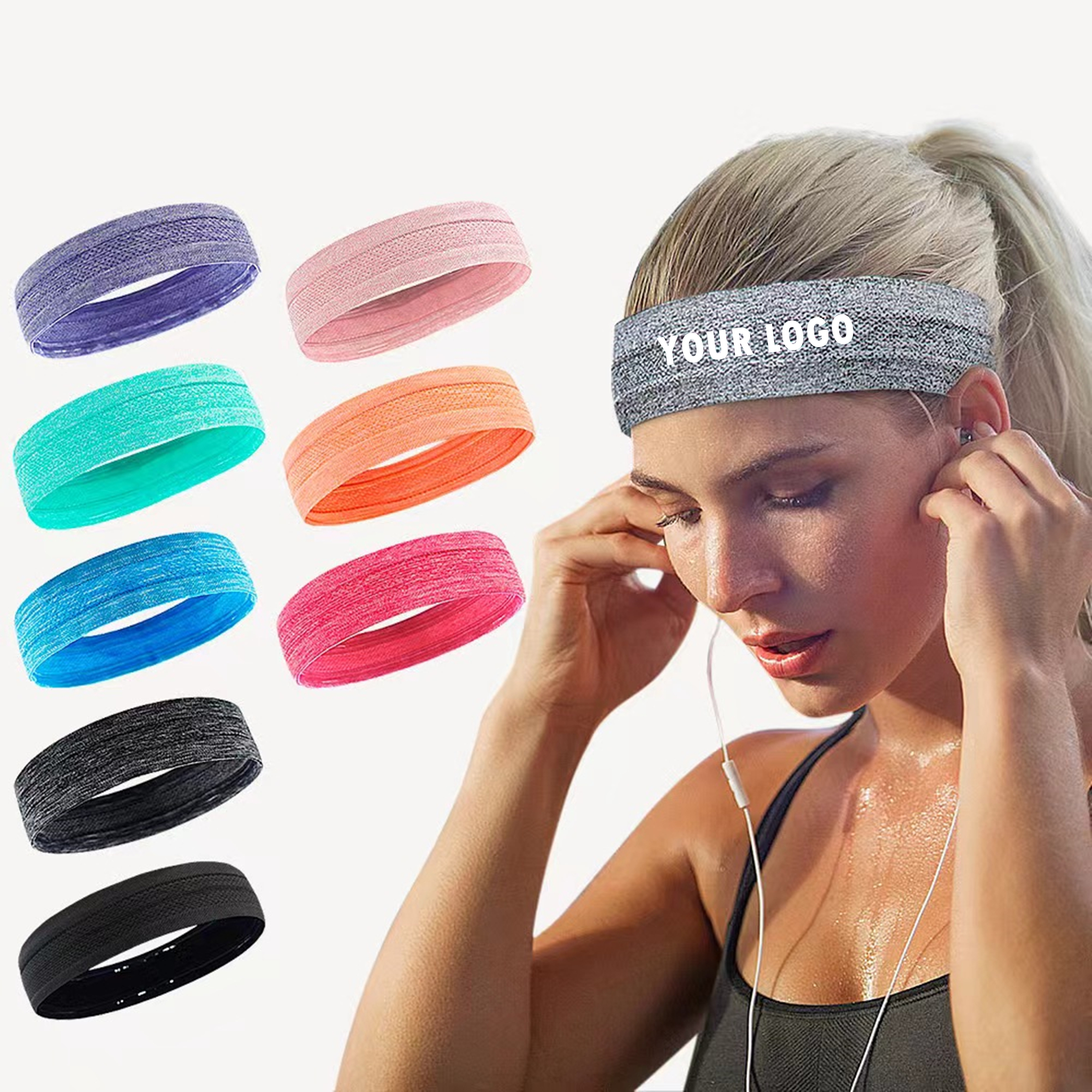 Sweat Bands For Women Workout Item No#11070 - Image 2