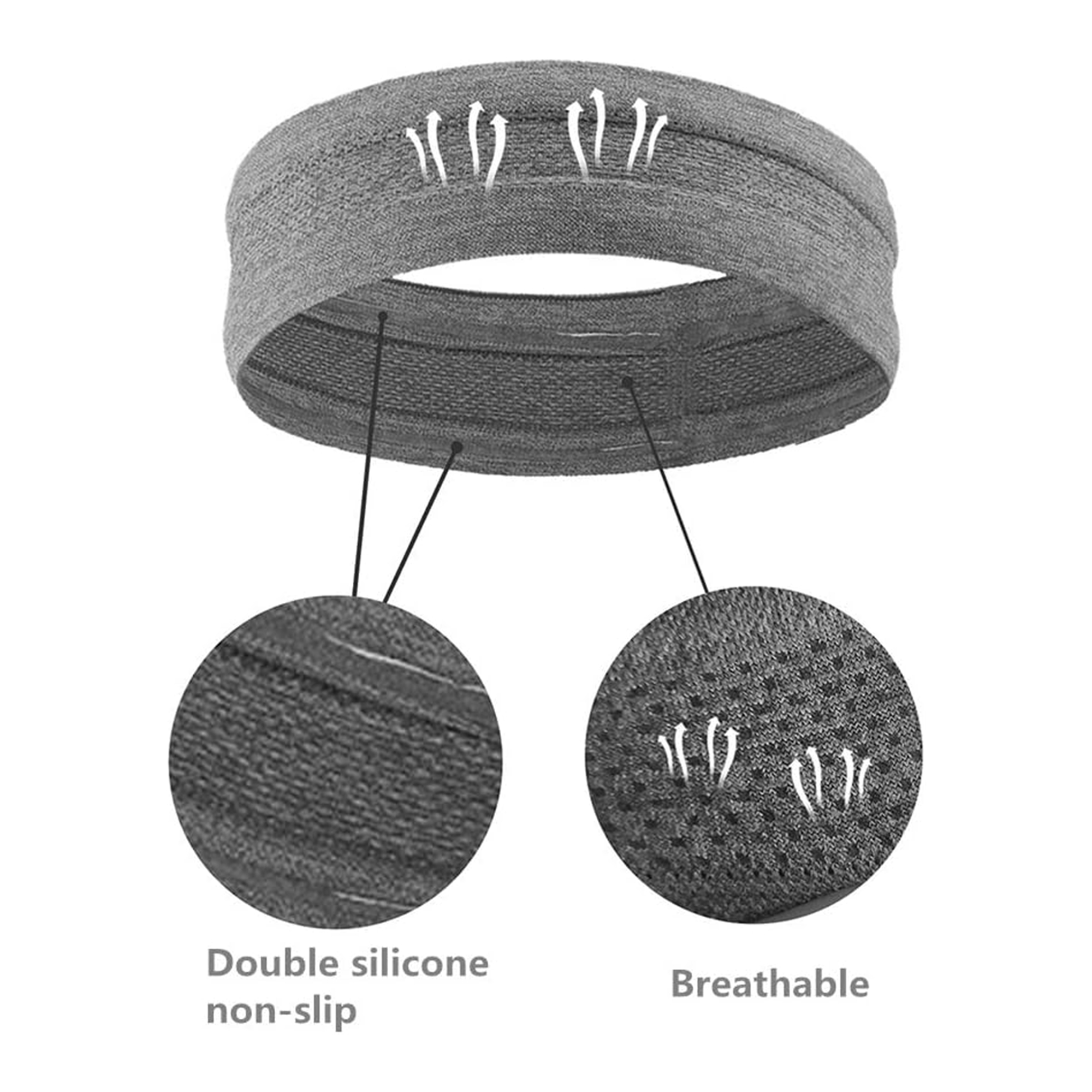 Sweat Bands For Women Workout Item No#11070 - Image 3