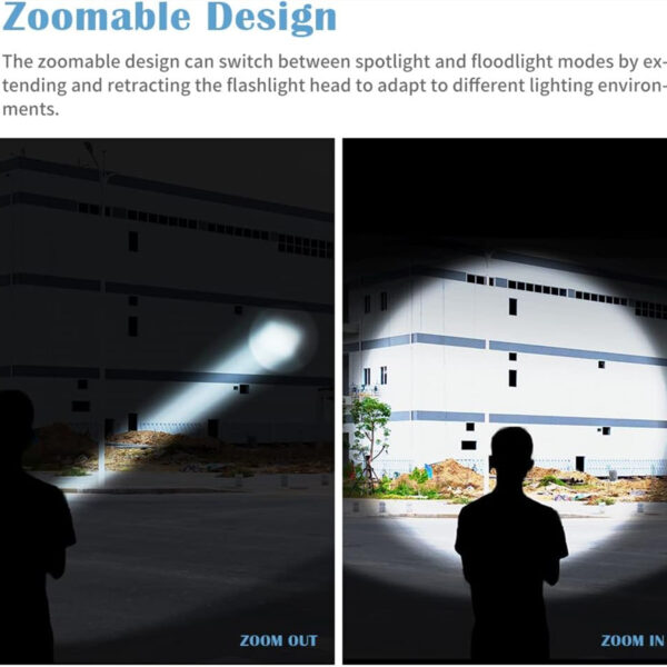 Zoomable Led Flashlight Item No#11073 - Image 3