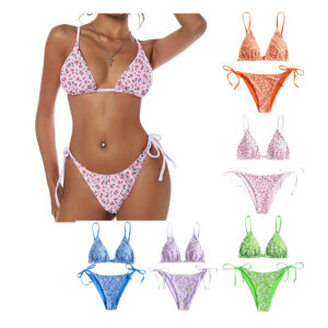 Women'S Floral String Bikini Set Item No#11093