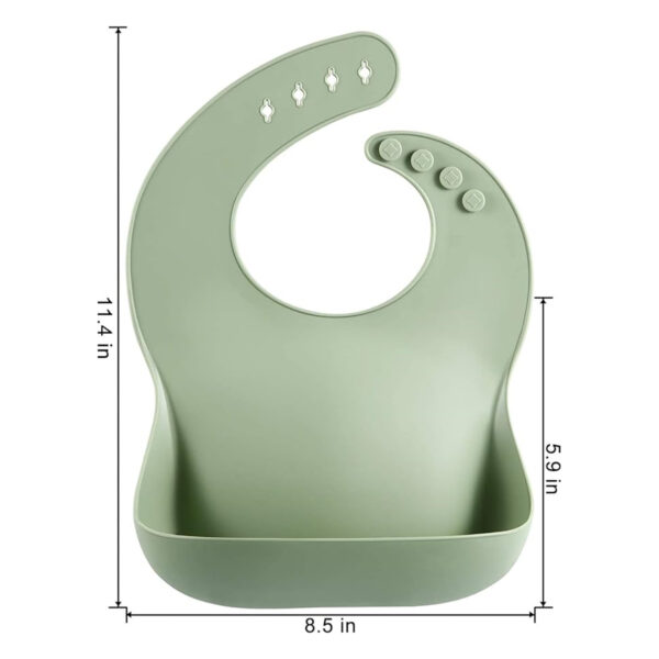 Silicone Baby Bib Item No#11100 - Image 3
