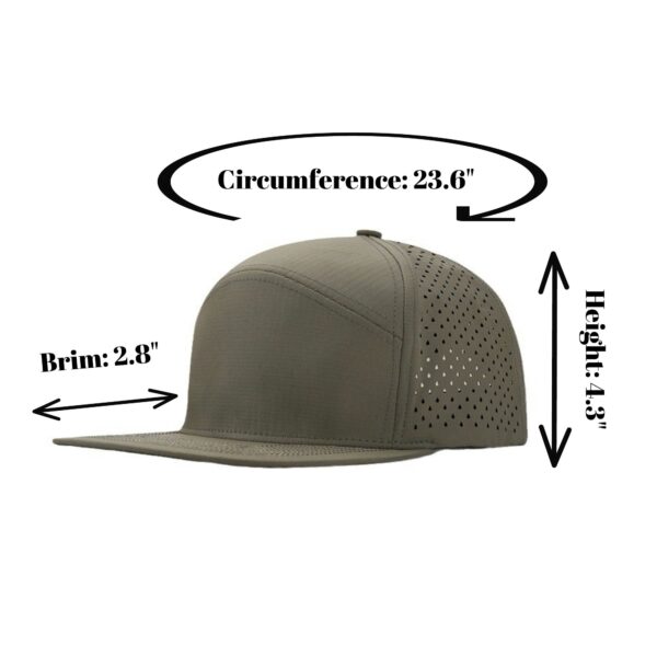 Men Flat Brim Baseball Cap Item No#10549 - Image 2