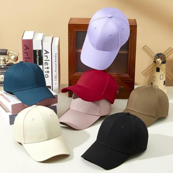 100% Cotton Baseball Cap Item No#10551 - Image 5