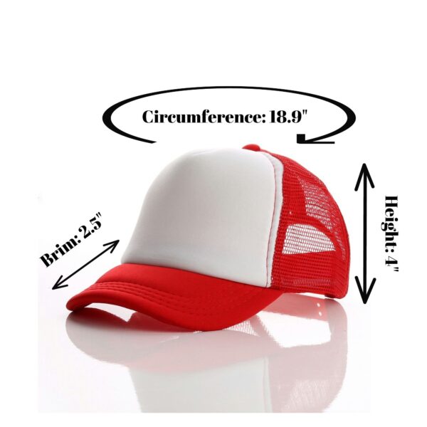 Children Junior Vintage Mesh Snapback Cap Item No#10552 - Image 2