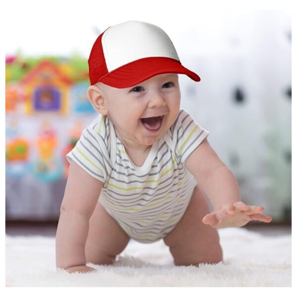 Children Junior Vintage Mesh Snapback Cap Item No#10552 - Image 5