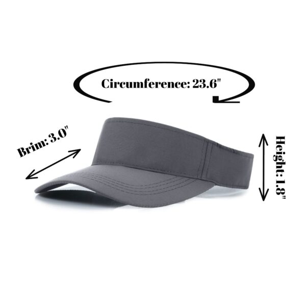 Sports Sun Visor Hats Item No#10556 - Image 2