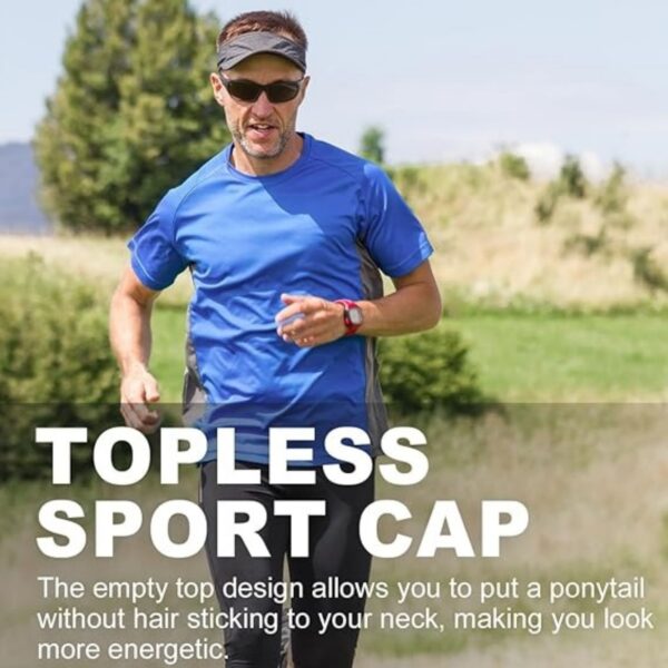 Sports Sun Visor Hats Item No#10556 - Image 5