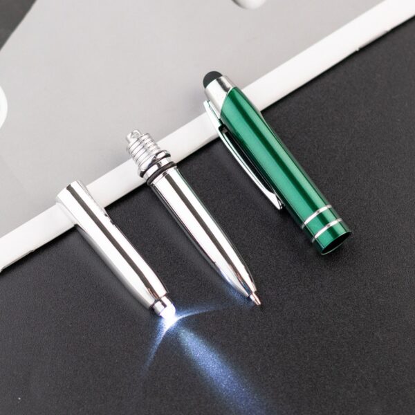 3-in-1 Multi-Function Capacitive Ballpoint Pen with LED Flashlight Item No#10576 - Image 4