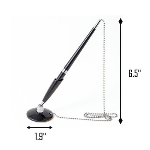 Ballpoint Pen With Chain Security Item No#10586 - Image 2