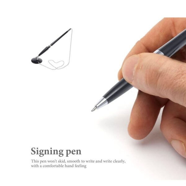 Ballpoint Pen With Chain Security Item No#10586 - Image 4