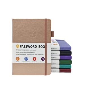 136 Pages Password Book With Alphabetical Tabs Item No#10590
