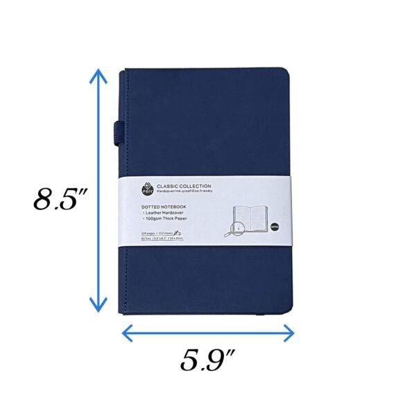 5.9"X8.5" 224 Pages Classic Notebook With Pen Loop Item No#10591 - Image 2
