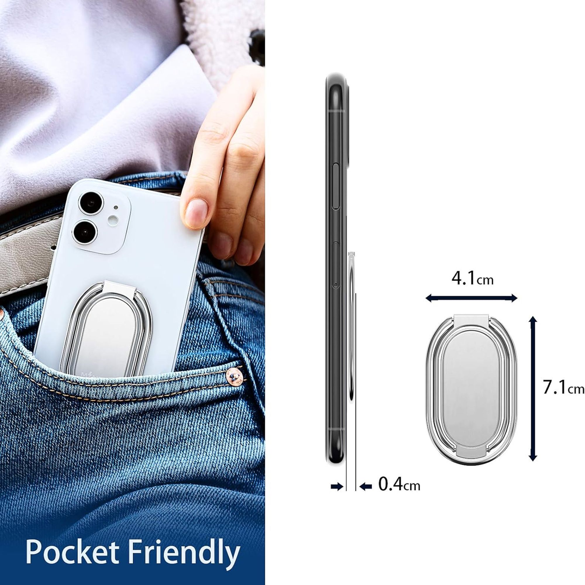 Retractable Phone Ring Holder Item No#11103 - Image 2