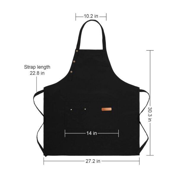 Adjustable Apron with 2 Pockets  Item No#11133 - Image 2