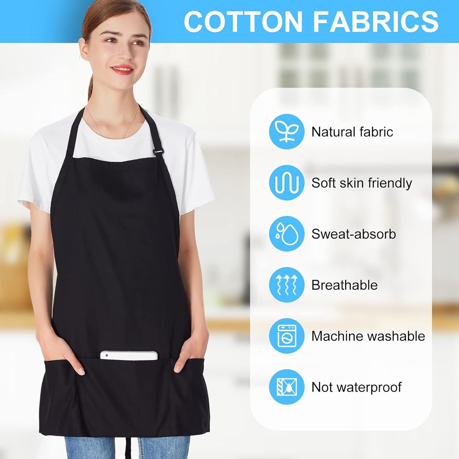 Cooking Aprons For Women Item No#11136 - Image 3