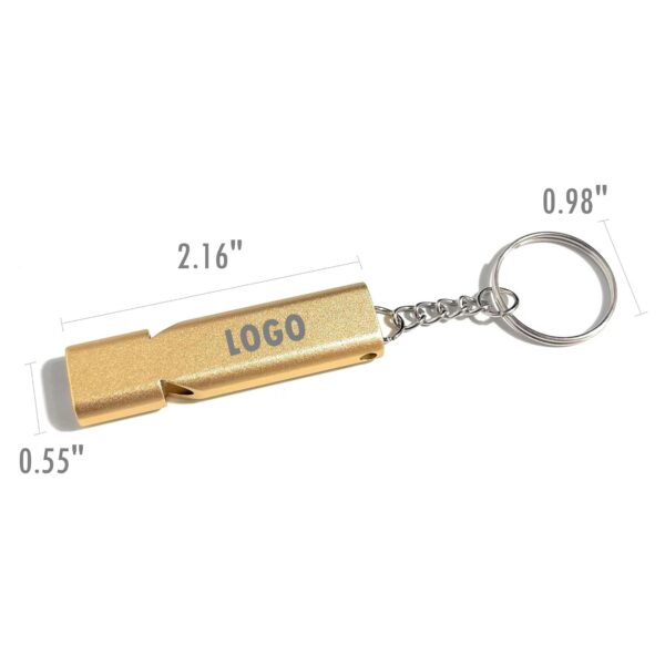 Emergency Survival Whistle With Keychain Item No#11144 - Image 2