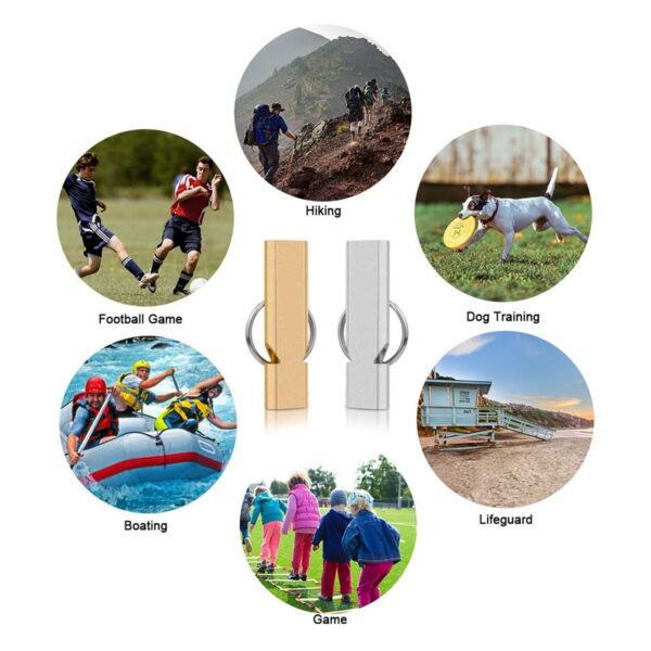 Emergency Survival Whistle With Keychain Item No#11144 - Image 4