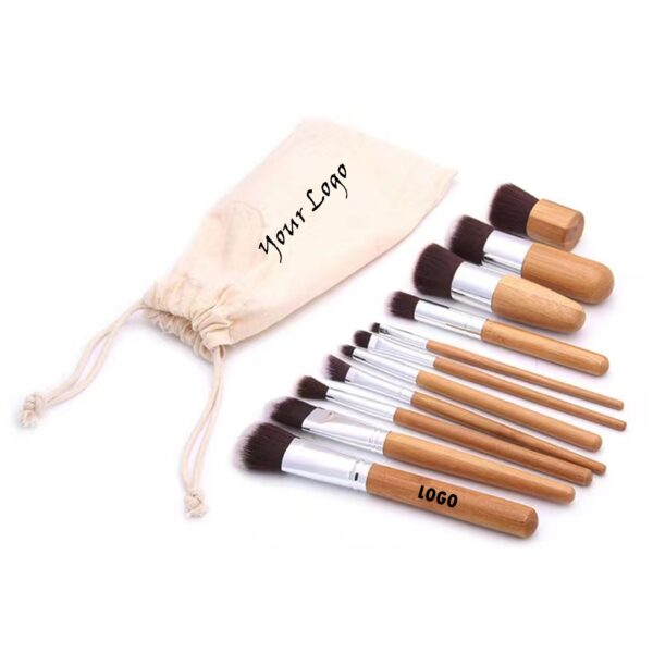 Bamboo Make Up Brushes Set Item No#11153
