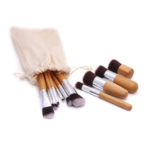Bamboo Make Up Brushes Set Item No#11153 - Image 2