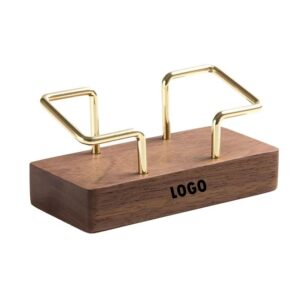 Wood Business Card Holder For Desk Item No#11154