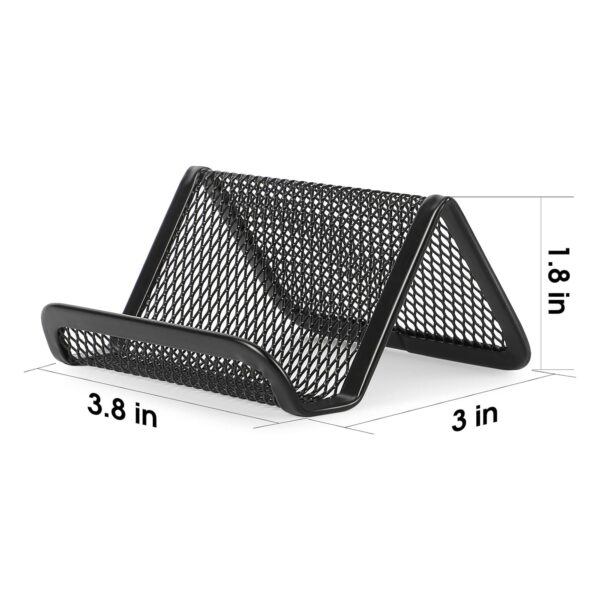 Mesh Business Card Holder For Desk Item No#11155 - Image 2