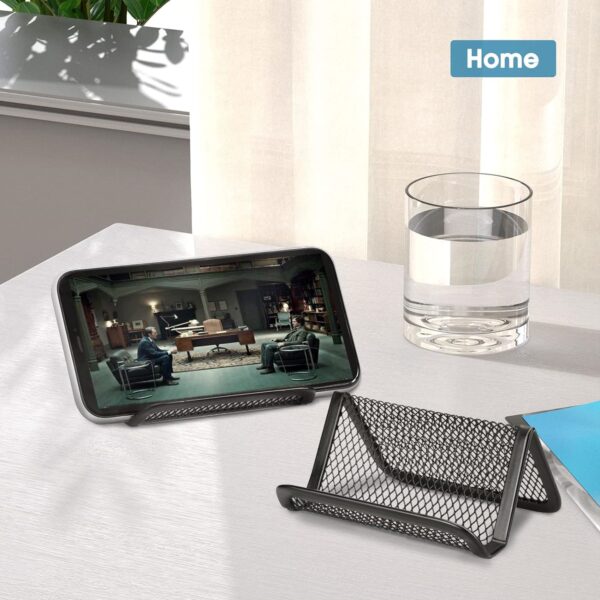 Mesh Business Card Holder For Desk Item No#11155 - Image 5