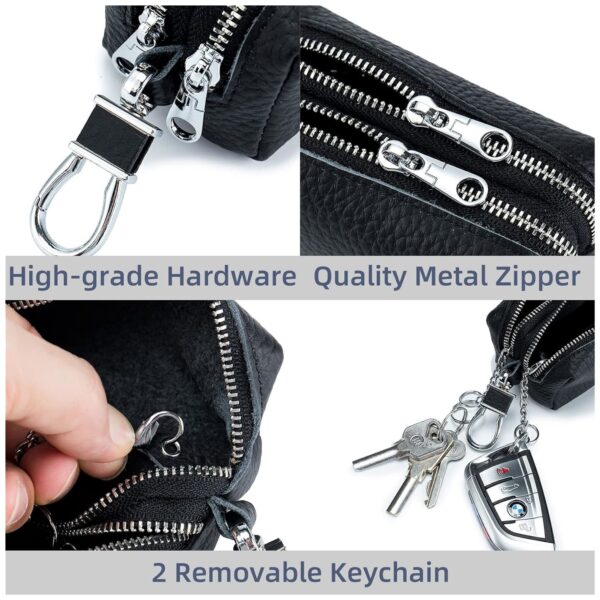 Unisex Double Zipper Keychain Wallet Item No#11174 - Image 4