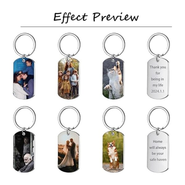 Key Rings with DIY Tags Item No#11184 - Image 3