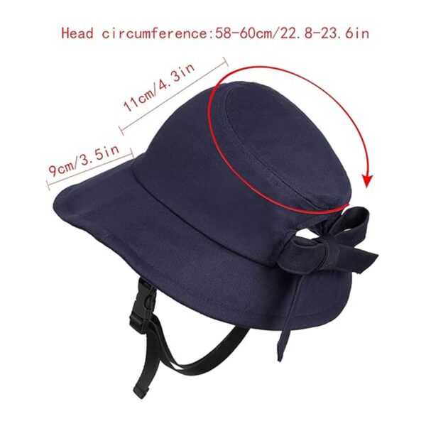 Women Cotton Bucket Sun Hat Item No#11191 - Image 2