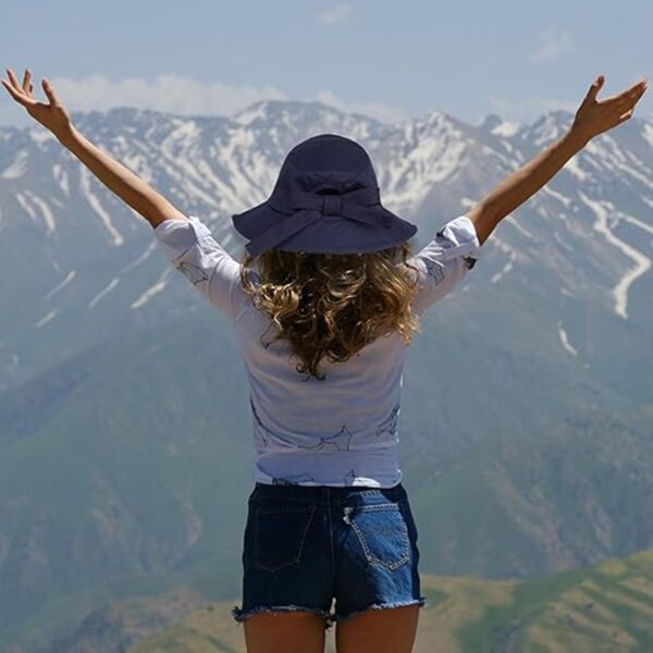 Women Cotton Bucket Sun Hat Item No#11191 - Image 5