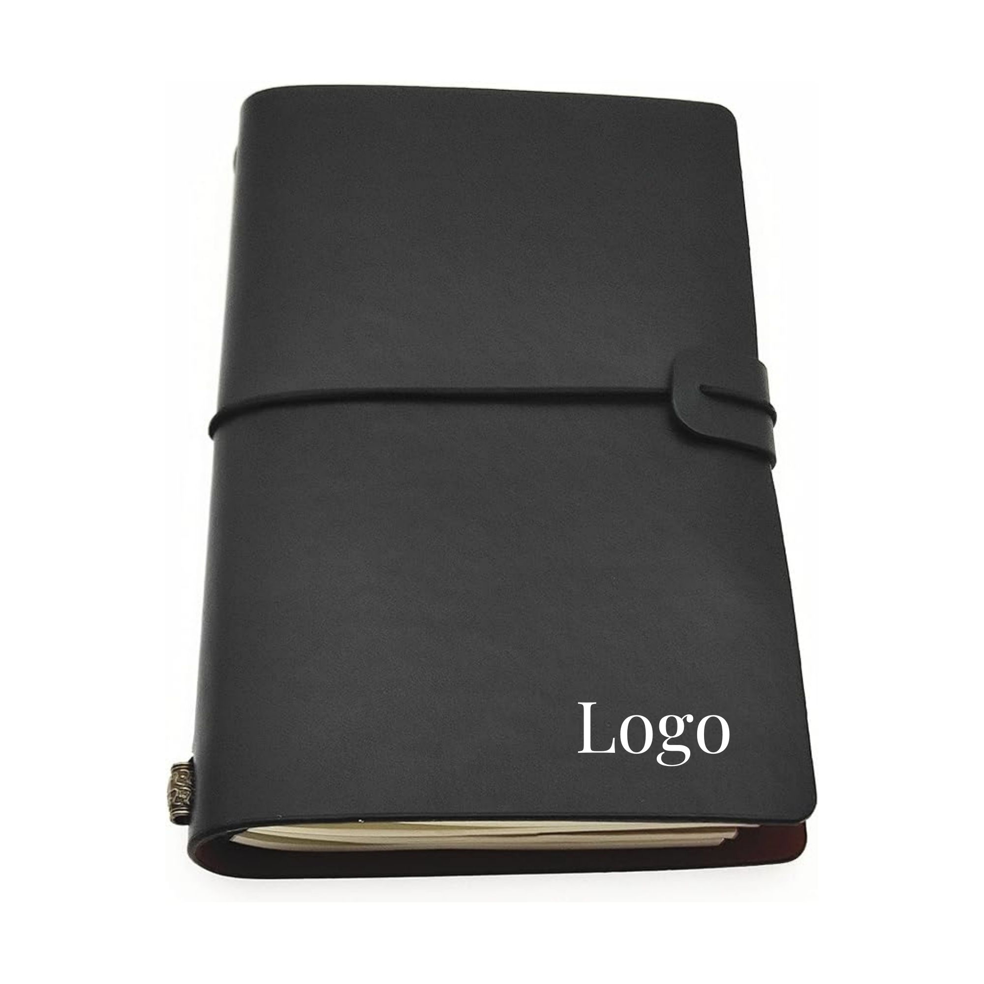 Handmade Pu Leather Notebook With Card Holders Item No#10598