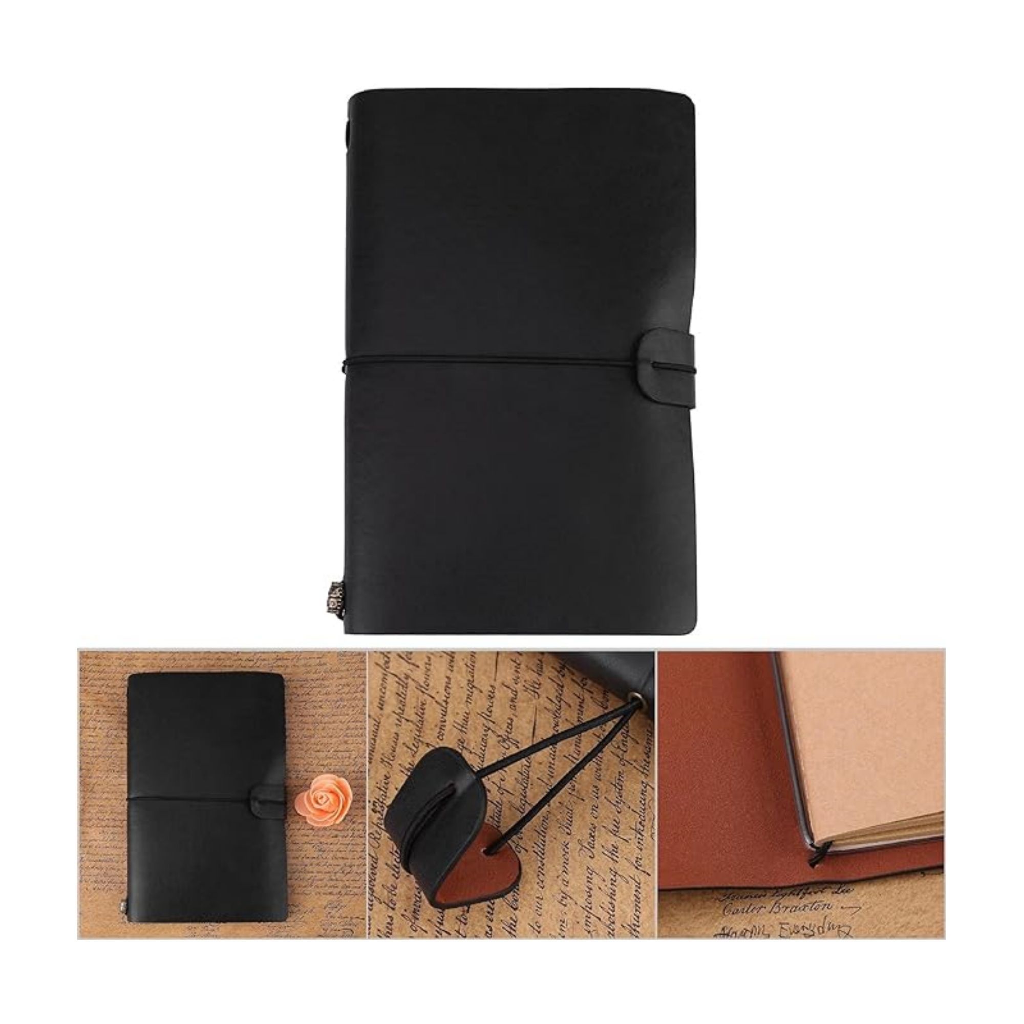 Handmade Pu Leather Notebook With Card Holders Item No#10598 - Image 3