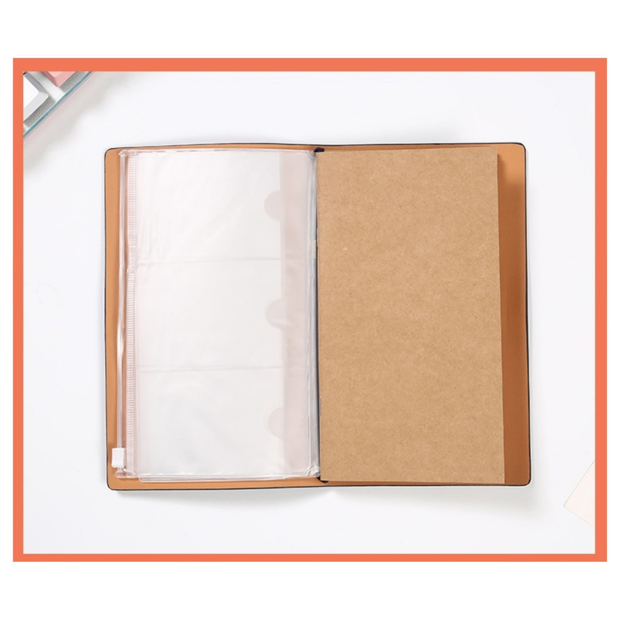 Handmade Pu Leather Notebook With Card Holders Item No#10598 - Image 4