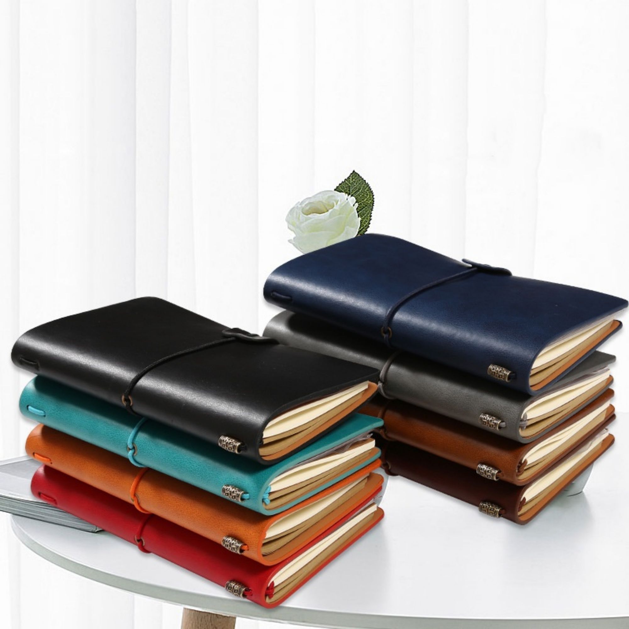Handmade Pu Leather Notebook With Card Holders Item No#10598 - Image 5