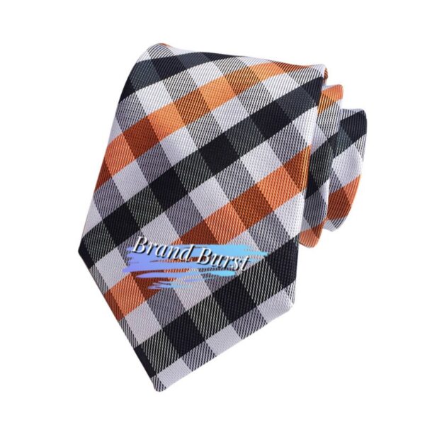 Micro Checkered Striped Ties Item No#10610 - Image 5
