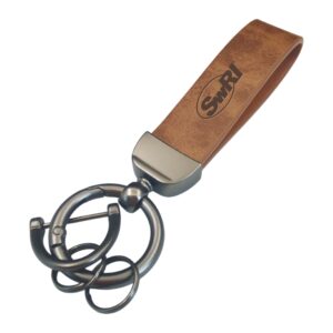 Leather Key Chain Holder With Anti-Lost D-Ring Item No#10616