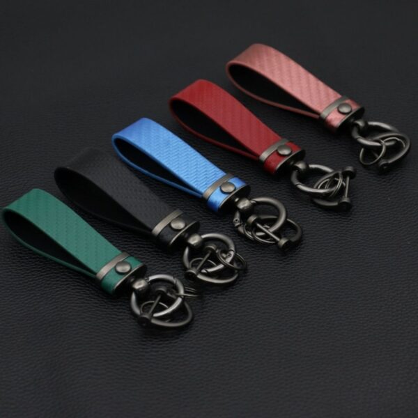 Carbon Fiber Style Car Keychain Item No#10622 - Image 5