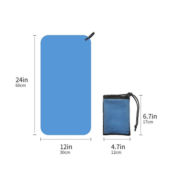 Microfiber Travel & Gym & Camping Towel Item No#10629 - Image 2