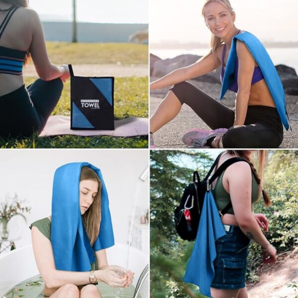 Microfiber Travel & Gym & Camping Towel Item No#10629 - Image 4