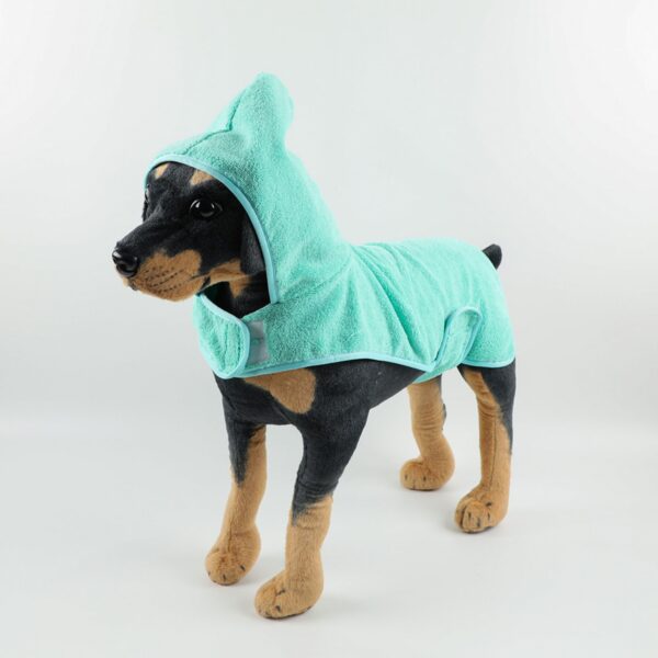 Microfiber Pets Bath Robe With Adjustable Closure Item No#10630 - Image 4