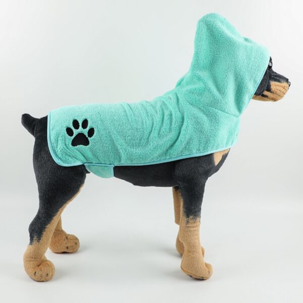 Microfiber Pets Bath Robe With Adjustable Closure Item No#10630 - Image 5