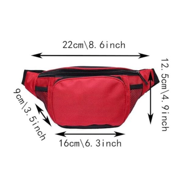 Nylon Crossbody Waist Bag Pack Item No#10633 - Image 2