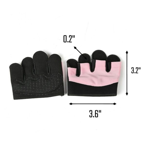 Fingerless Workout Glove for Weightlifting Item No#10669 - Image 2