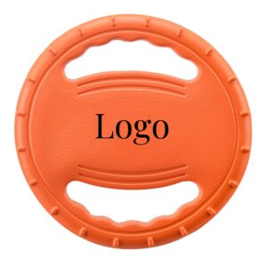 Durable Rubber Flying Disc Dog Toy Item No#10674