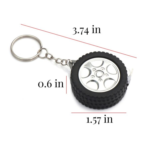 Mini Tire Shape Tape Measure Item No#10679 - Image 2