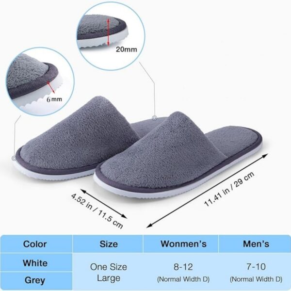 Comfortable Individually Wrapped Guest Slippers Item No#10681 - Image 2