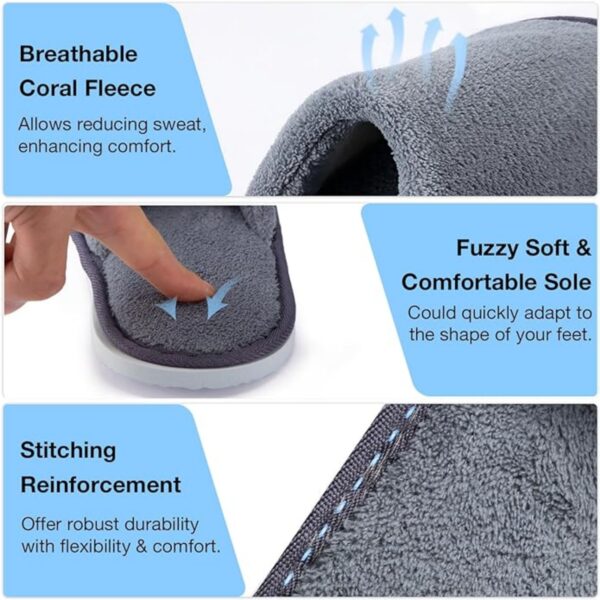 Comfortable Individually Wrapped Guest Slippers Item No#10681 - Image 3
