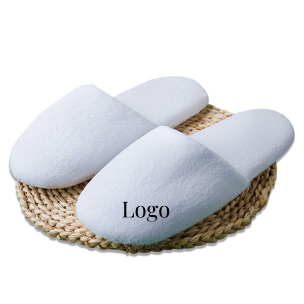 100% Cotton White Slippers Item No#10685