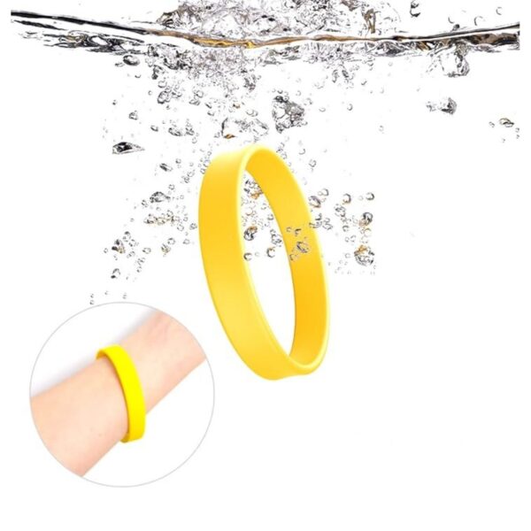 Custom Solid Color Silicone Wristband Item No#10703 - Image 5