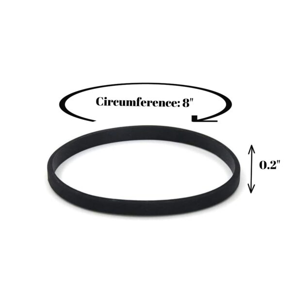 Custom Solid Color Thin Silicone Wristband Item No#10707 - Image 2